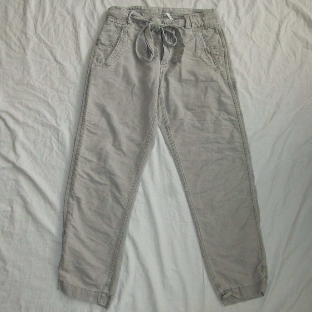 Free People Gray Ankle Pants